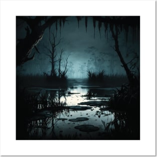 black swamp Posters and Art